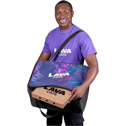 Pre - Printed Sample Hoppla Sudwala Food Delivery Cooler Bag - Brand your company Logo! Get a quote - Promo Lingo