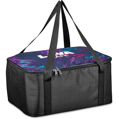 Pre - Printed Sample Hoppla Sudwala Food Delivery Cooler Bag - Brand your company Logo! Get a quote - Promo Lingo