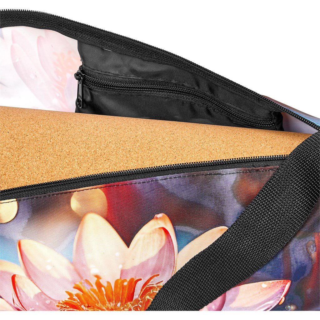 Pre - Printed Sample Hoppla Wilderness Polyester Yoga Bag - Brand your company Logo! Get a quote - Promo Lingo