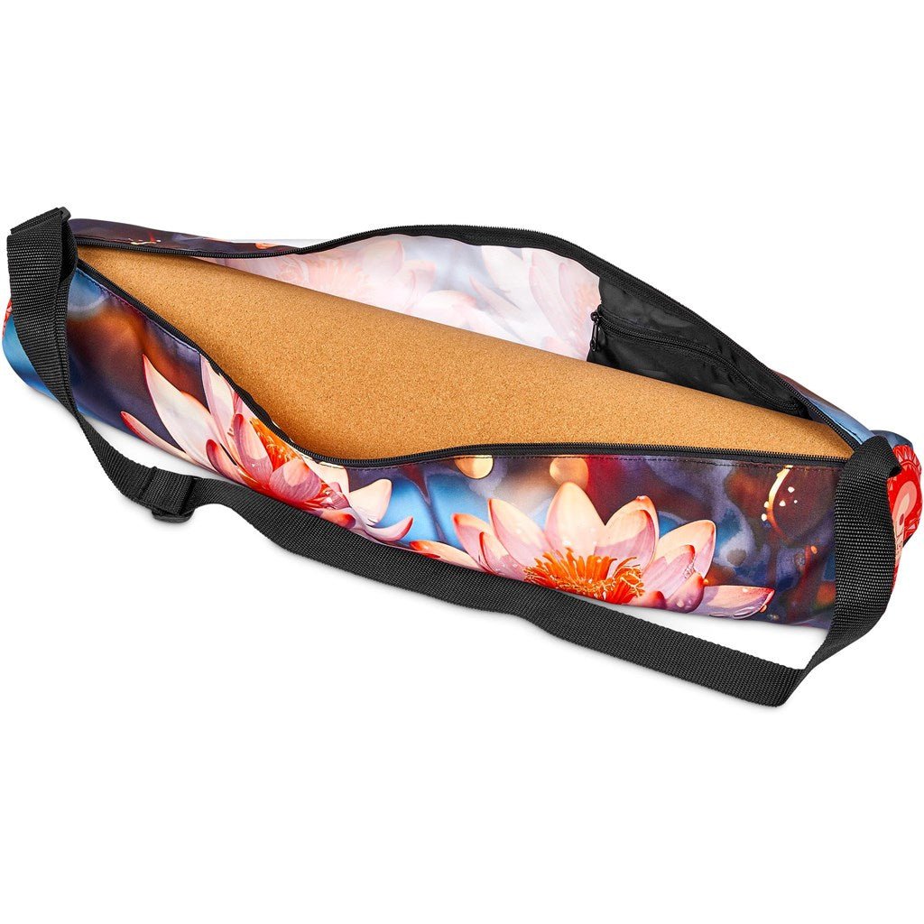 Pre - Printed Sample Hoppla Wilderness Polyester Yoga Bag - Brand your company Logo! Get a quote - Promo Lingo