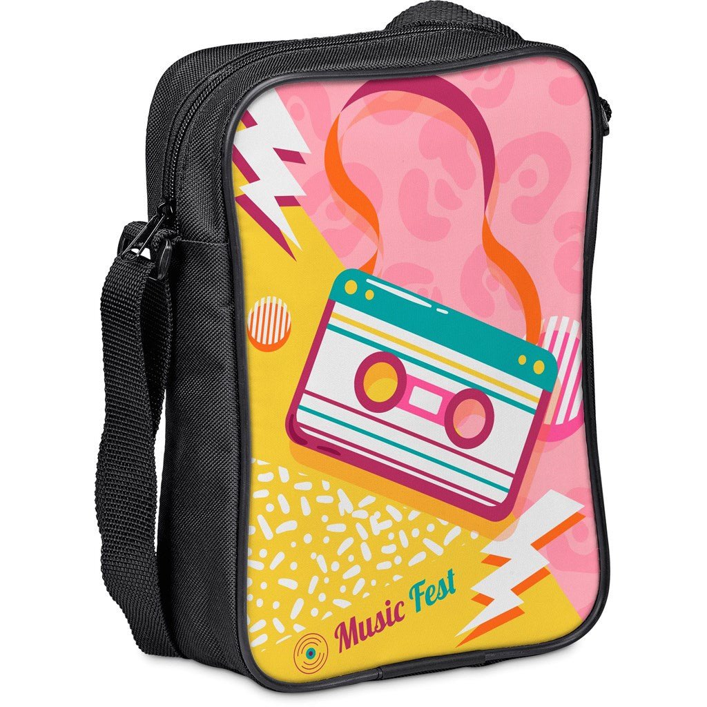 Pre - Printed Sample Hoppla Worldly Crossbody Bag - Brand your company Logo! Get a quote - Promo Lingo