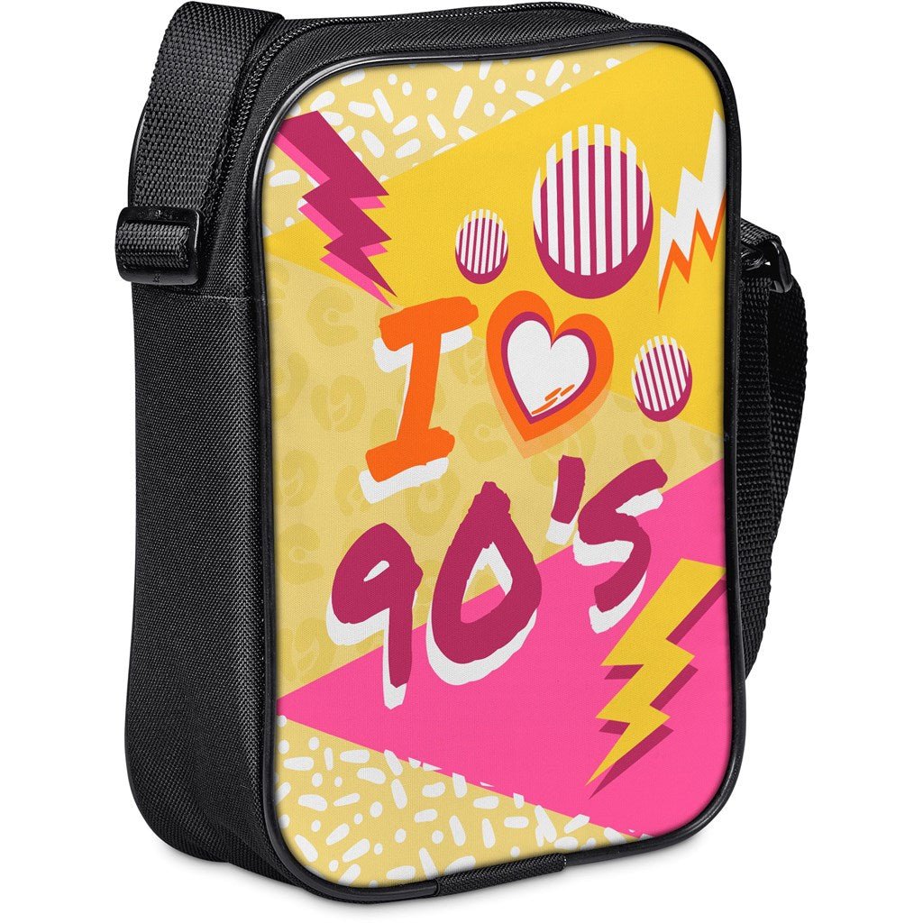 Pre - Printed Sample Hoppla Worldly Crossbody Bag - Brand your company Logo! Get a quote - Promo Lingo