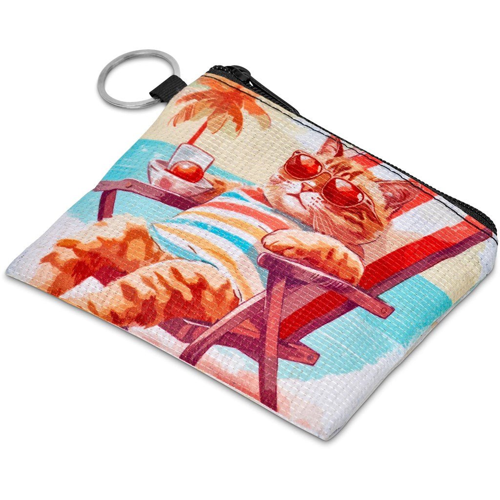 Pre - Production Hoppla Quirky Recycled PET Credit Card & Coin Purse - Brand your company Logo! Get a quote - Promo Lingo