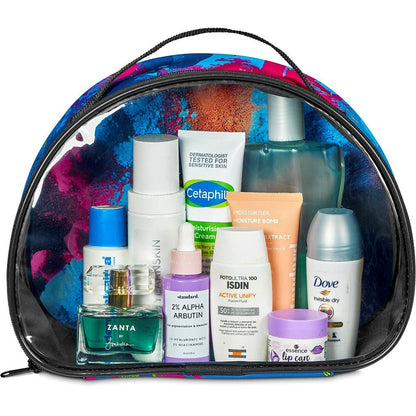 Pre - Production Sample Hoppla Aloe Toiletry Bag With PVC Front Window - Brand your company Logo! Get a quote - Promo Lingo