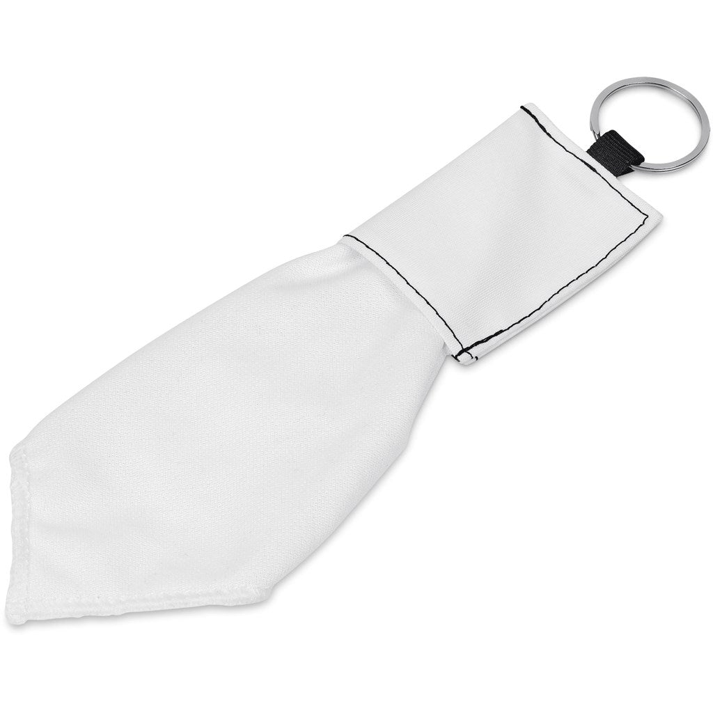 Pre - Production Sample Hoppla Aquila Polyester Keyring Pouch with Cleaning Cloth - Brand your company Logo! Get a quote - Promo Lingo