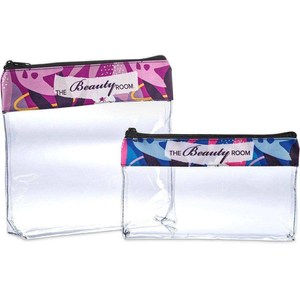 Pre - Production Sample Hoppla Cairo Cosmetic Bag - Brand your company Logo! Get a quote - Promo Lingo