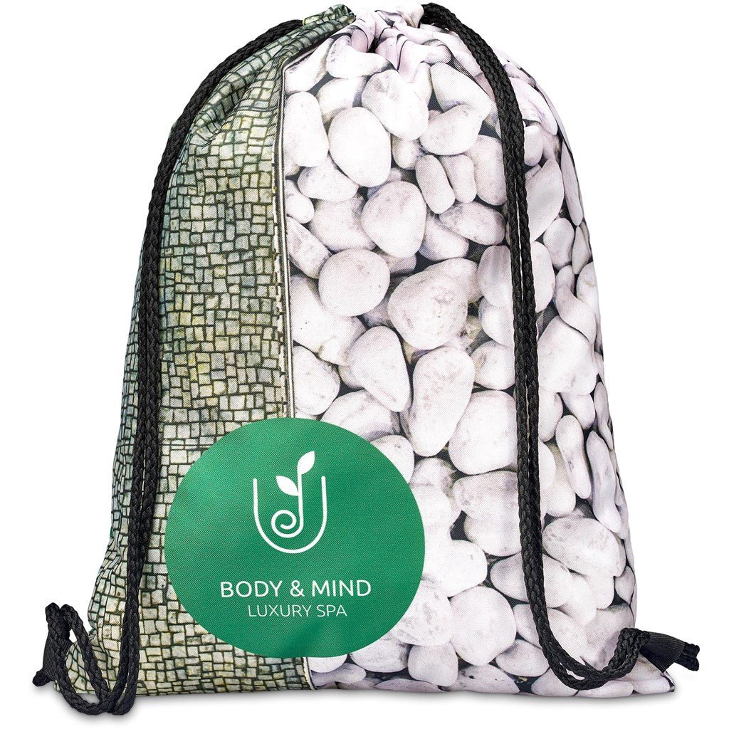 Pre - Production Sample Hoppla Credo Drawstring Bag - Brand your company Logo! Get a quote - Promo Lingo