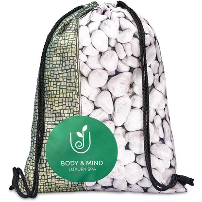 Pre - Production Sample Hoppla Credo Drawstring Bag - Brand your company Logo! Get a quote - Promo Lingo