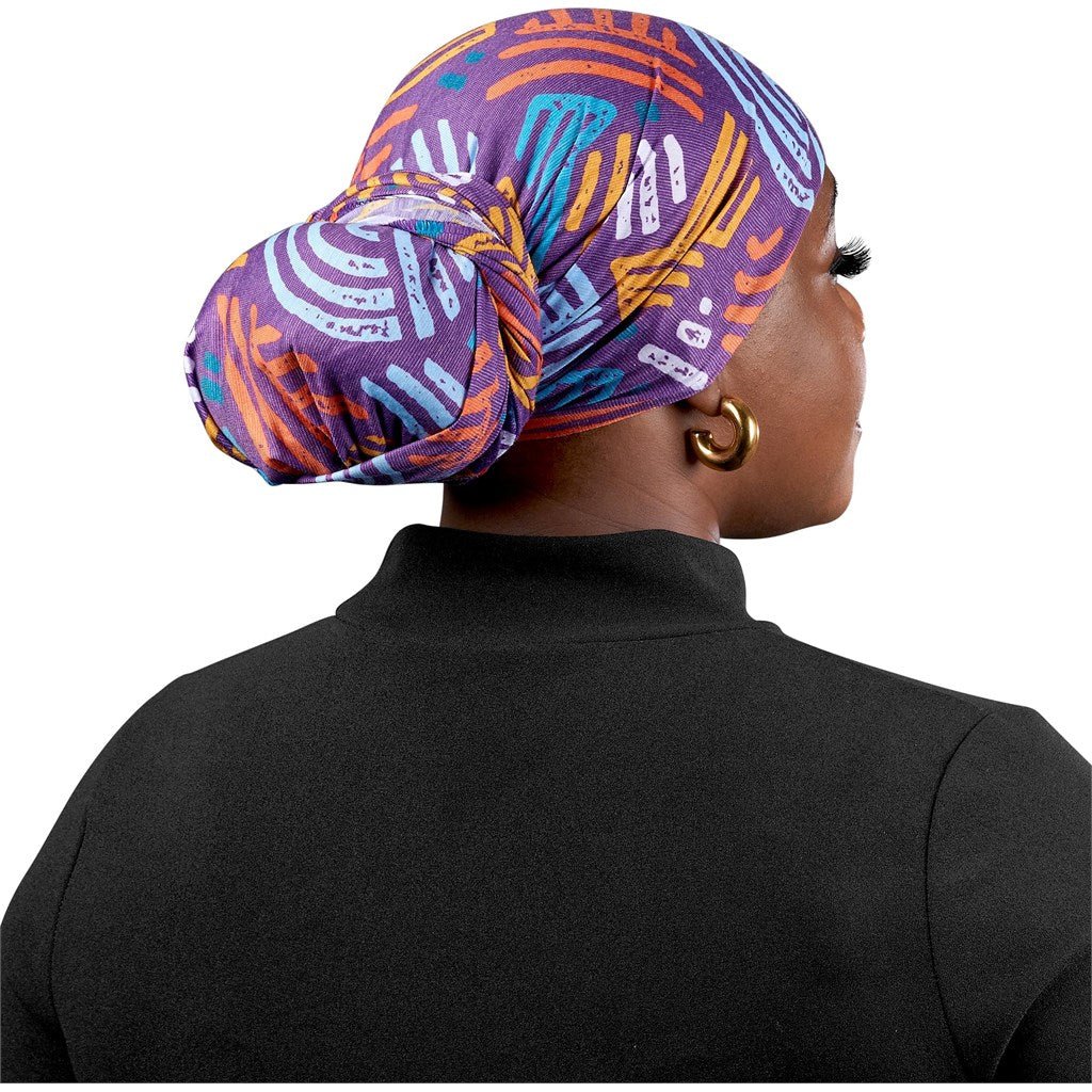 Pre - Production Sample Hoppla Crown Polyester Head Wrap - Brand your company Logo! Get a quote - Promo Lingo