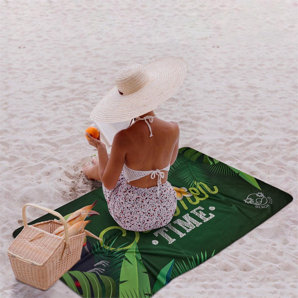 Pre - Production Sample Hoppla Hula Beach Towel - Single Sided Branding - Brand your company Logo! Get a quote - Promo Lingo