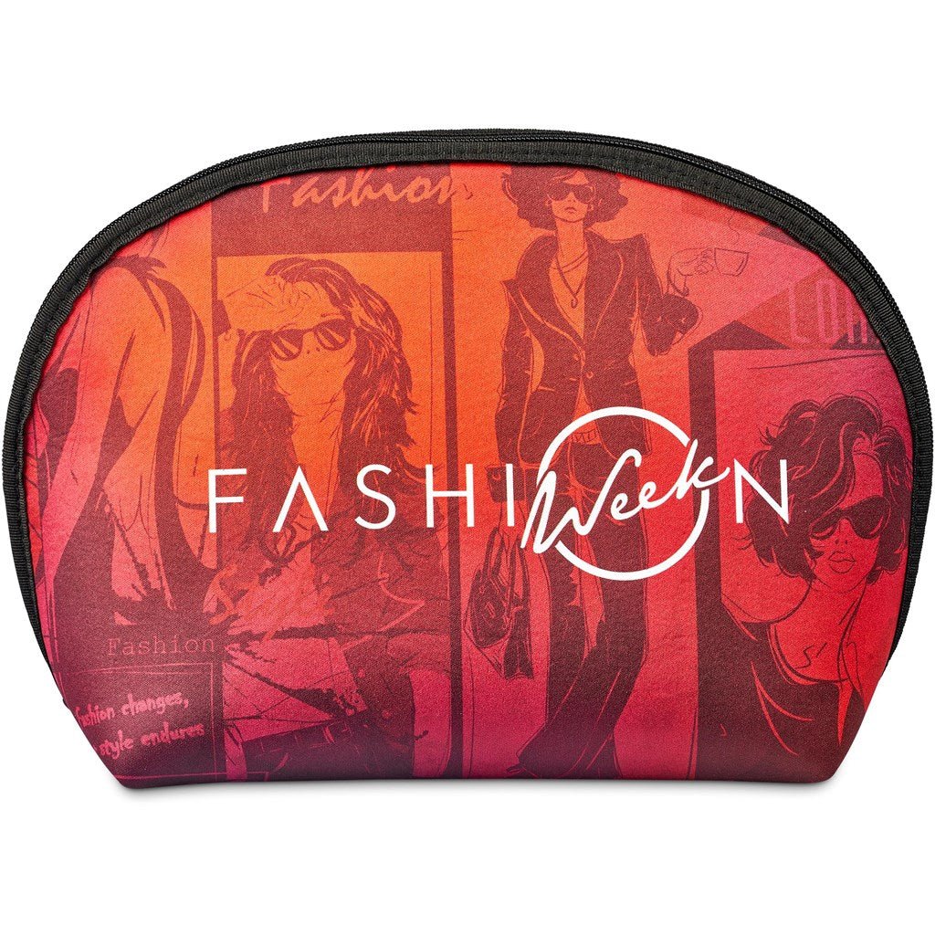 Pre - Production Sample Hoppla Isabella Neoprene Maxi Cosmetic Bag - Brand your company Logo! Get a quote - Promo Lingo