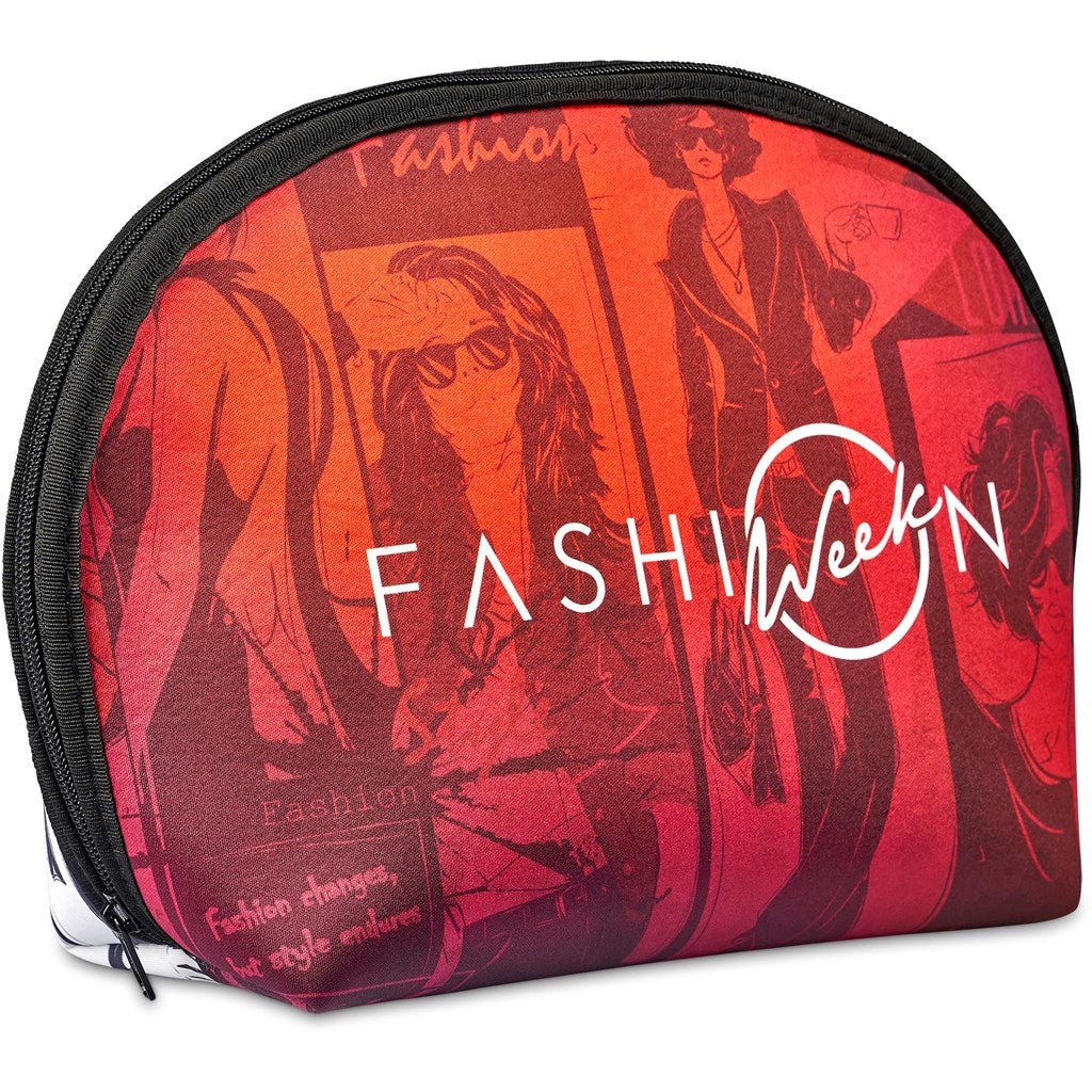 Pre - Production Sample Hoppla Isabella Neoprene Maxi Cosmetic Bag - Brand your company Logo! Get a quote - Promo Lingo