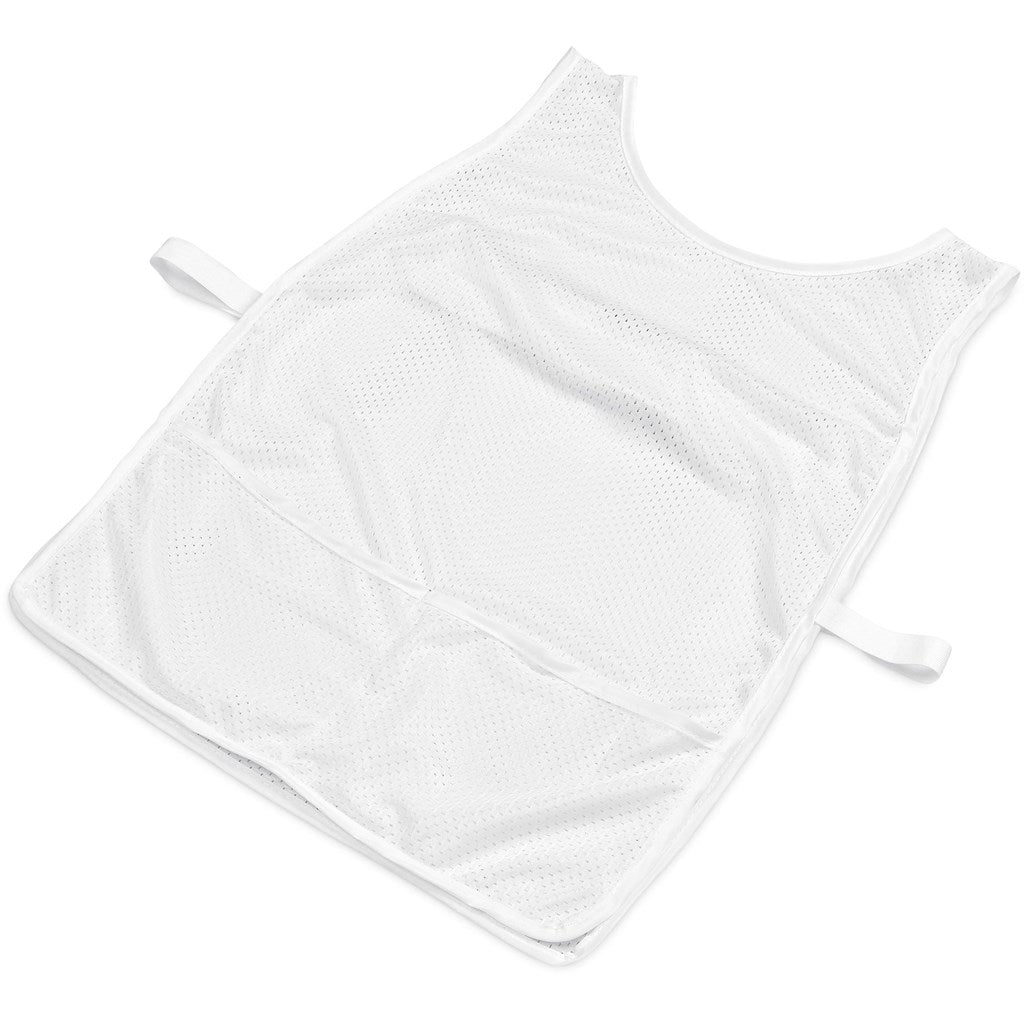 Pre - Production Sample Hoppla Jackal Polyester Caddy Bib with PVC Name Sleeve - Brand your company Logo! Get a quote - Promo Lingo
