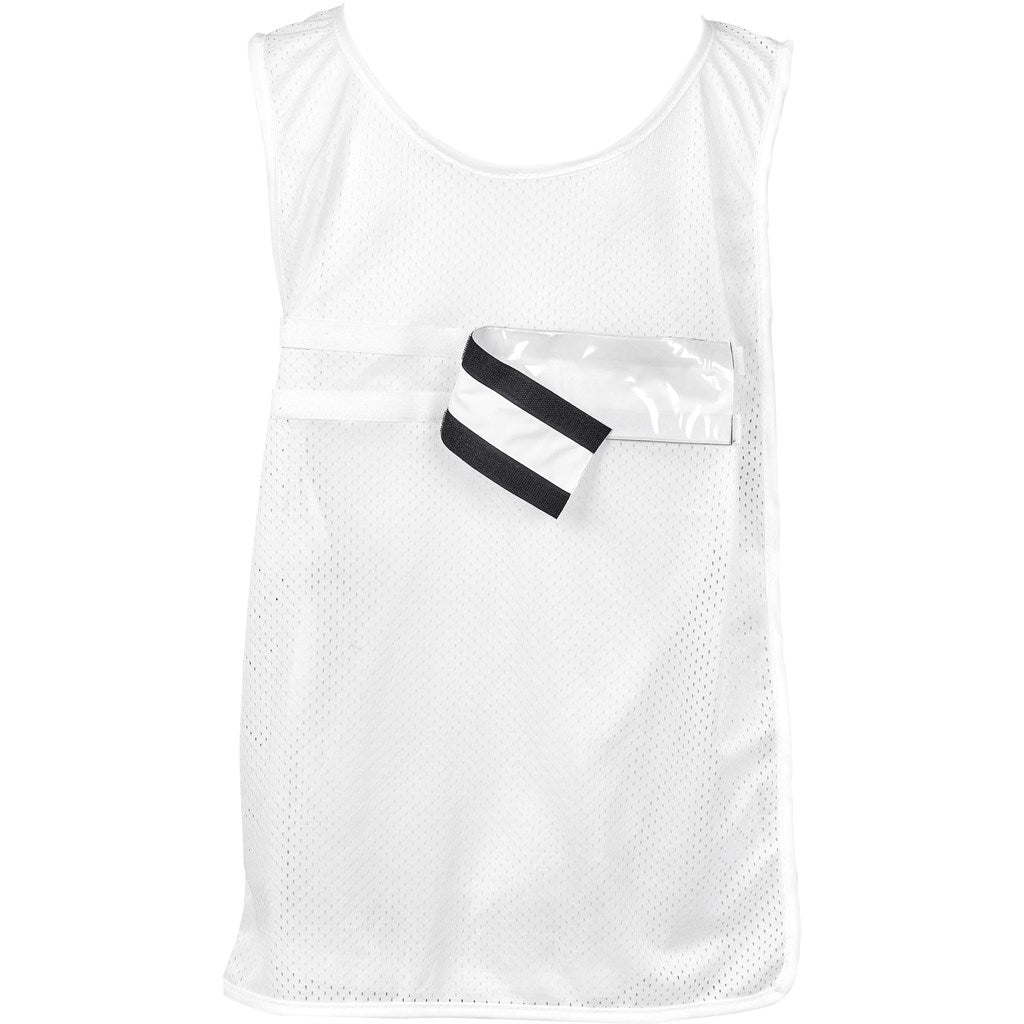 Pre - Production Sample Hoppla Jackal Polyester Caddy Bib with PVC Name Sleeve - Brand your company Logo! Get a quote - Promo Lingo