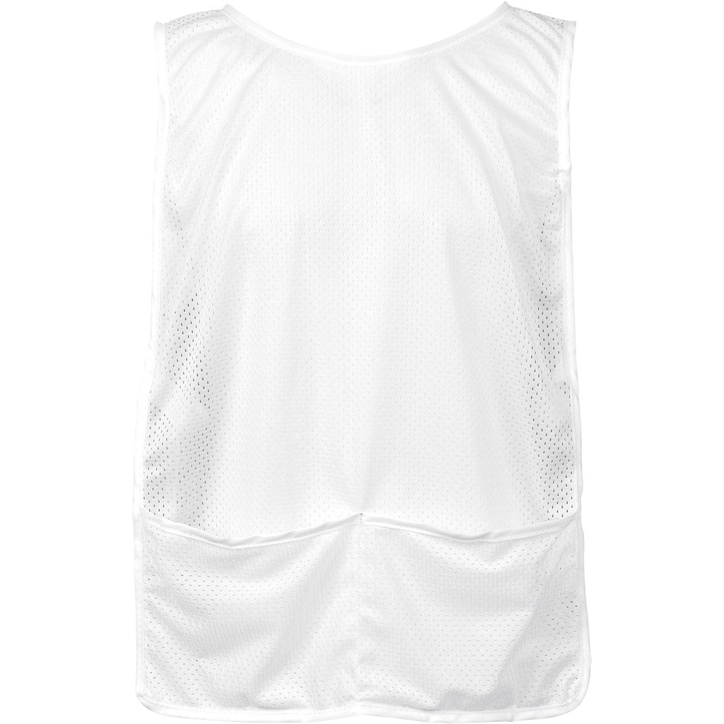 Pre - Production Sample Hoppla Jackal Polyester Caddy Bib with PVC Name Sleeve - Brand your company Logo! Get a quote - Promo Lingo