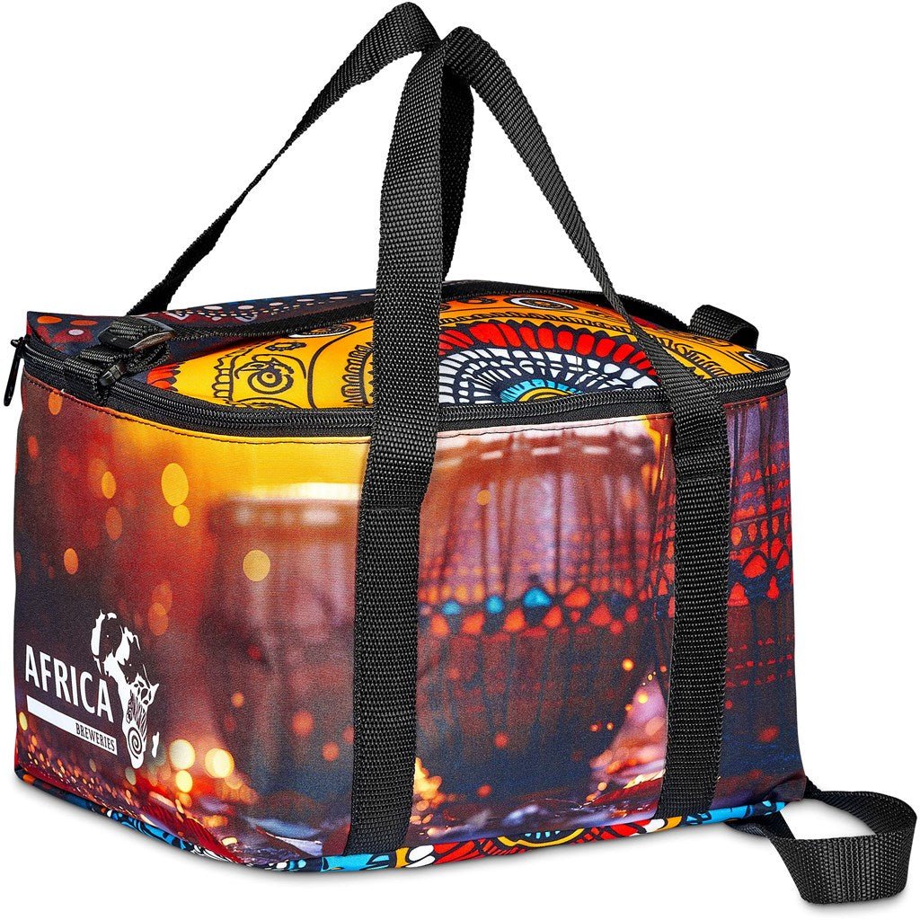 Pre - Production Sample Hoppla Kruger Polyester 12 - Can Cooler - Brand your company Logo! Get a quote - Promo Lingo