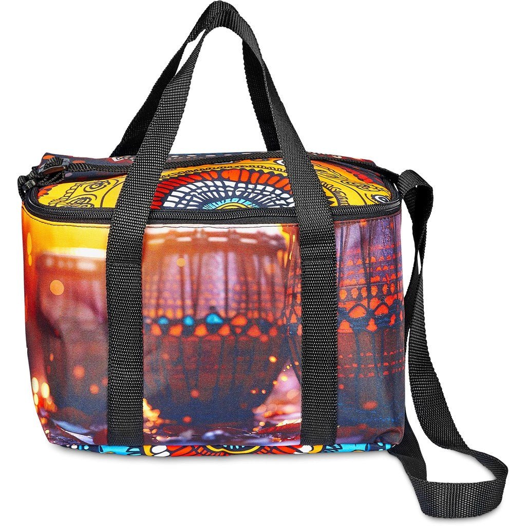 Pre - Production Sample Hoppla Kruger Polyester 12 - Can Cooler - Brand your company Logo! Get a quote - Promo Lingo
