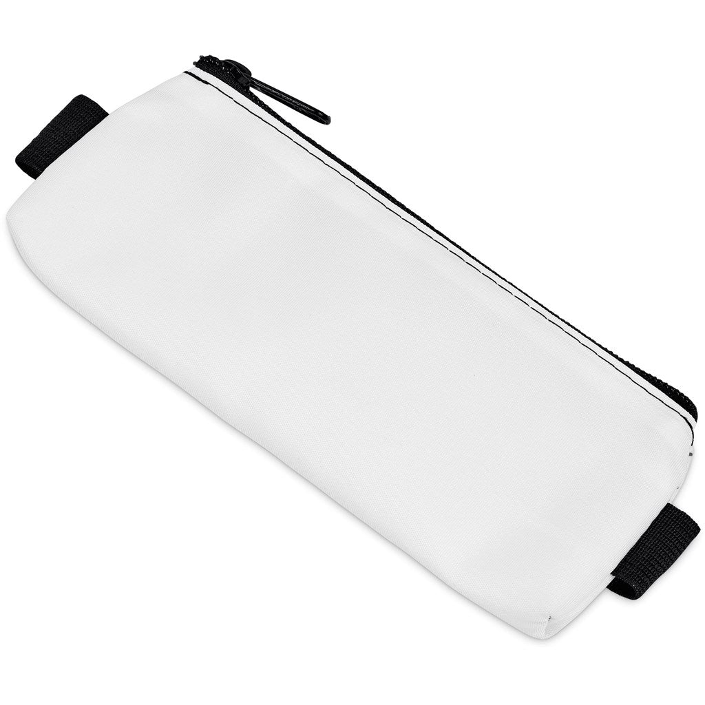 Pre - Production Sample Hoppla Lagoon Polyester Pencil Case To Fit Over An A5 Notebook - Brand your company Logo! Get a quote - Promo Lingo