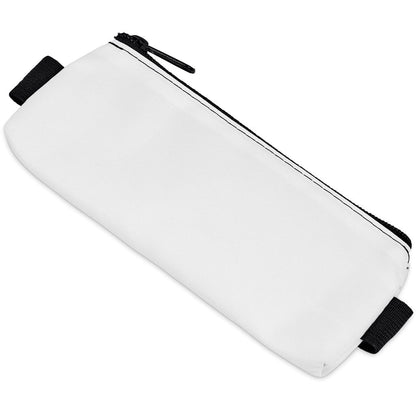 Pre - Production Sample Hoppla Lagoon Polyester Pencil Case To Fit Over An A5 Notebook - Brand your company Logo! Get a quote - Promo Lingo