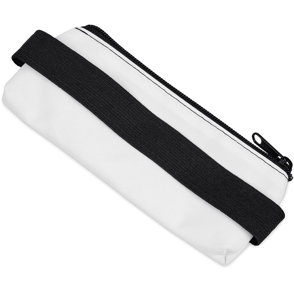 Pre - Production Sample Hoppla Lagoon Polyester Pencil Case To Fit Over An A5 Notebook - Brand your company Logo! Get a quote - Promo Lingo