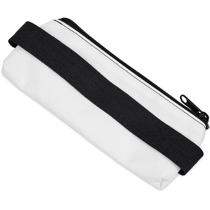 Pre - Production Sample Hoppla Lagoon Polyester Pencil Case To Fit Over An A5 Notebook - Brand your company Logo! Get a quote - Promo Lingo