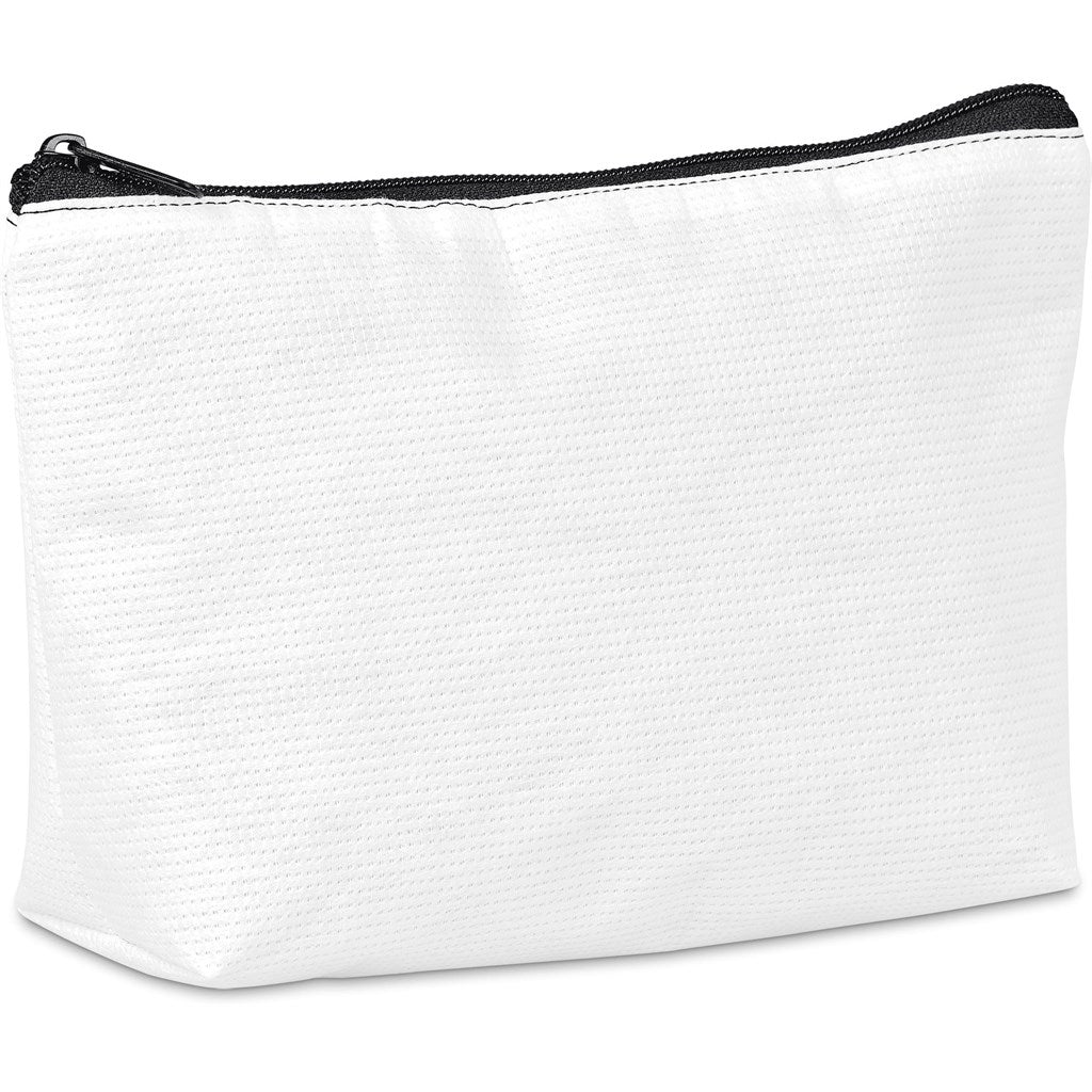 Pre - Production Sample Hoppla Leanne Recycled PET Stitch - Bond Midi Toiletry Bag - Brand your company Logo! Get a quote - Promo Lingo