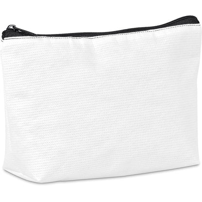 Pre - Production Sample Hoppla Leanne Recycled PET Stitch - Bond Midi Toiletry Bag - Brand your company Logo! Get a quote - Promo Lingo