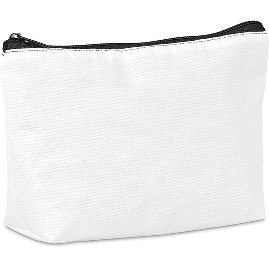 Pre - Production Sample Hoppla Leanne Recycled PET Stitch - Bond Midi Toiletry Bag - Brand your company Logo! Get a quote - Promo Lingo