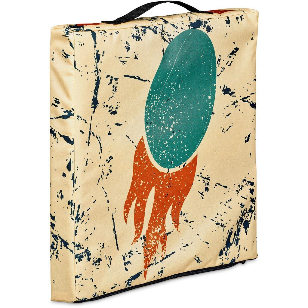 Pre - Production Sample Hoppla Loftus Stadium Cushion - Brand your company Logo! Get a quote - Promo Lingo
