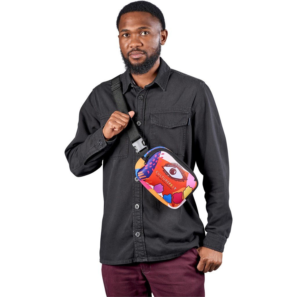 Pre - Production Sample Hoppla Lula Neoprene Waist Bag - Brand your company Logo! Get a quote - Promo Lingo