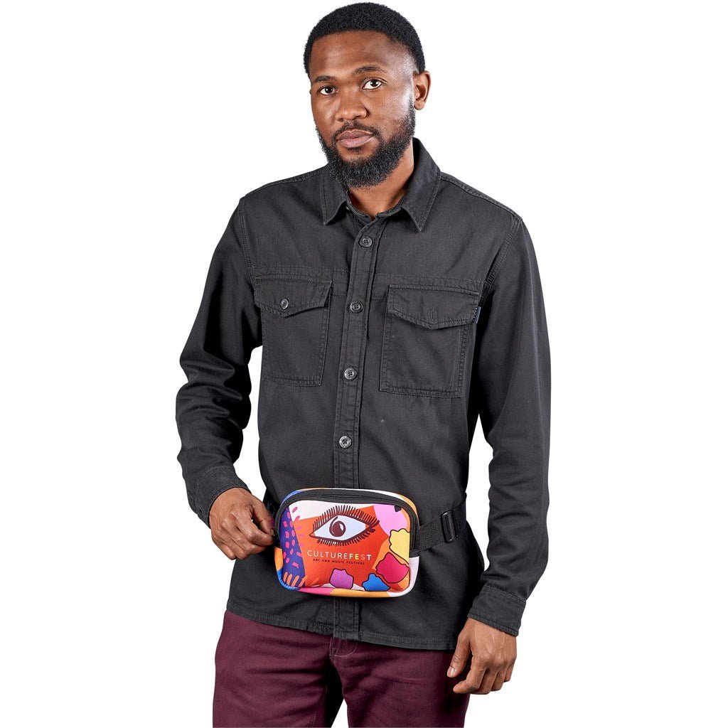 Pre - Production Sample Hoppla Lula Neoprene Waist Bag - Brand your company Logo! Get a quote - Promo Lingo