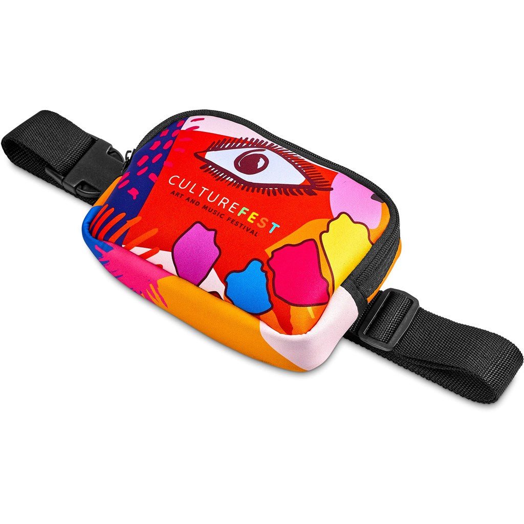 Pre - Production Sample Hoppla Lula Neoprene Waist Bag - Brand your company Logo! Get a quote - Promo Lingo