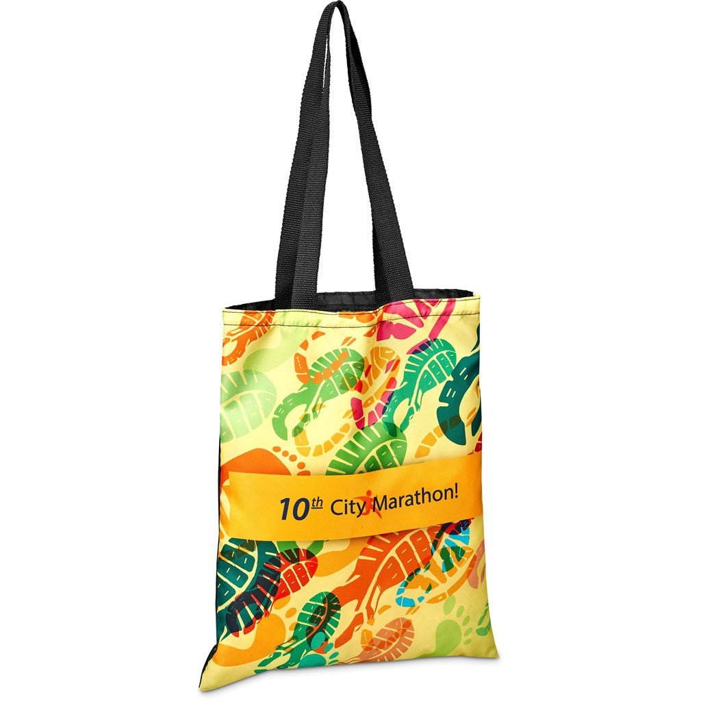 Pre - Production Sample Hoppla Mall Shopper with Front Panel - Brand your company Logo! Get a quote - Promo Lingo