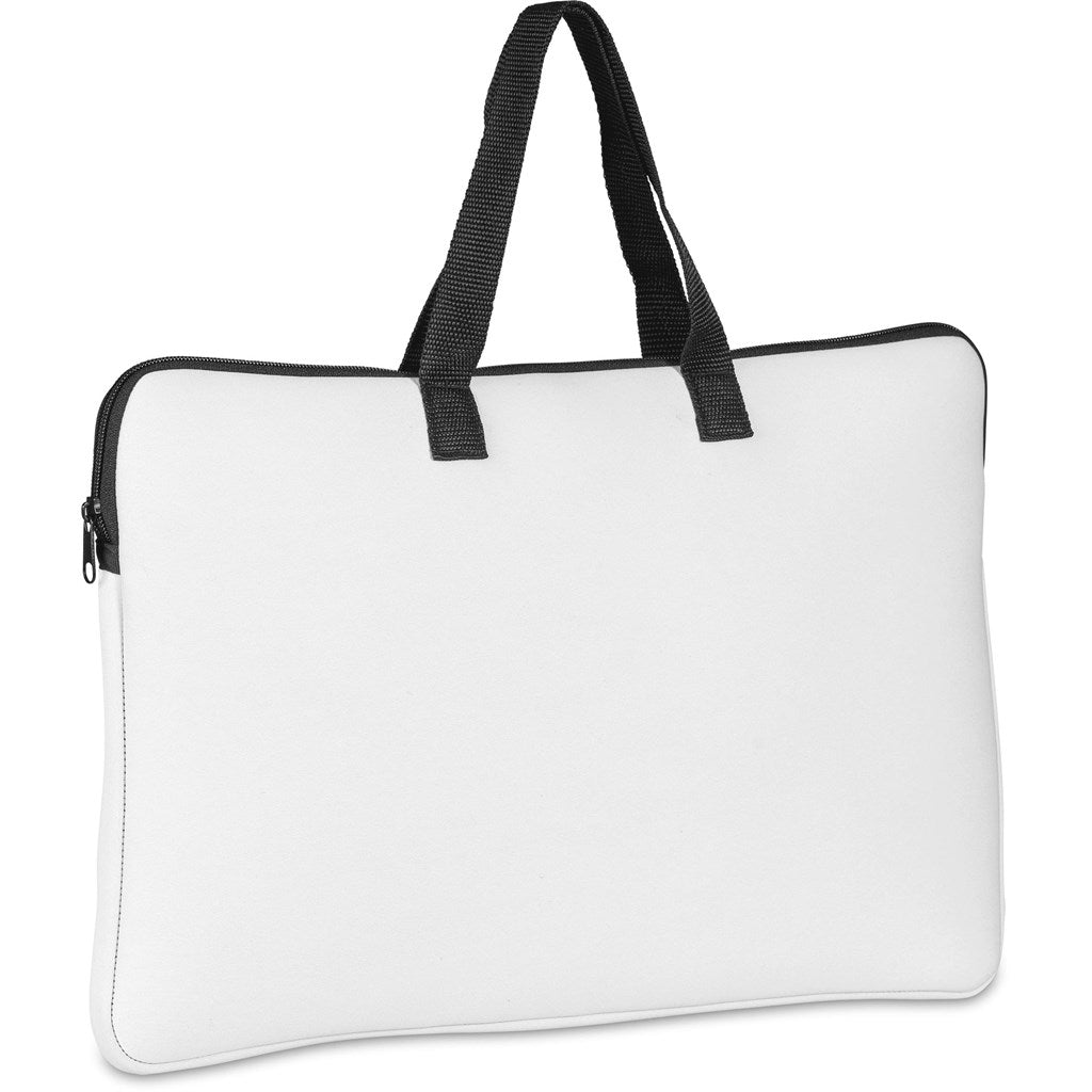 Pre - Production Sample Hoppla Neoprene 15.6 - inch Cloud Laptop Sleeve - Brand your company Logo! Get a quote - Promo Lingo
