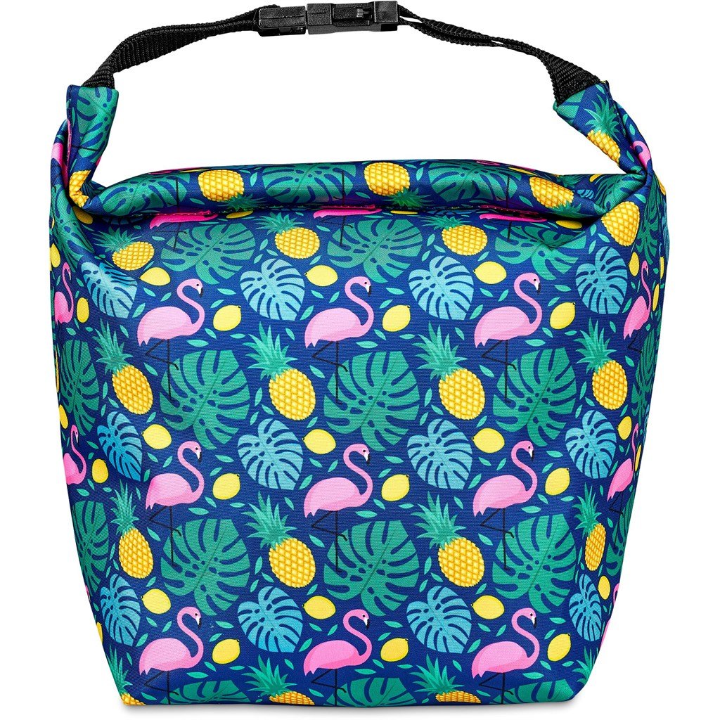 Pre - Production Sample Hoppla Protea Polyester Lunch Cooler - Brand your company Logo! Get a quote - Promo Lingo