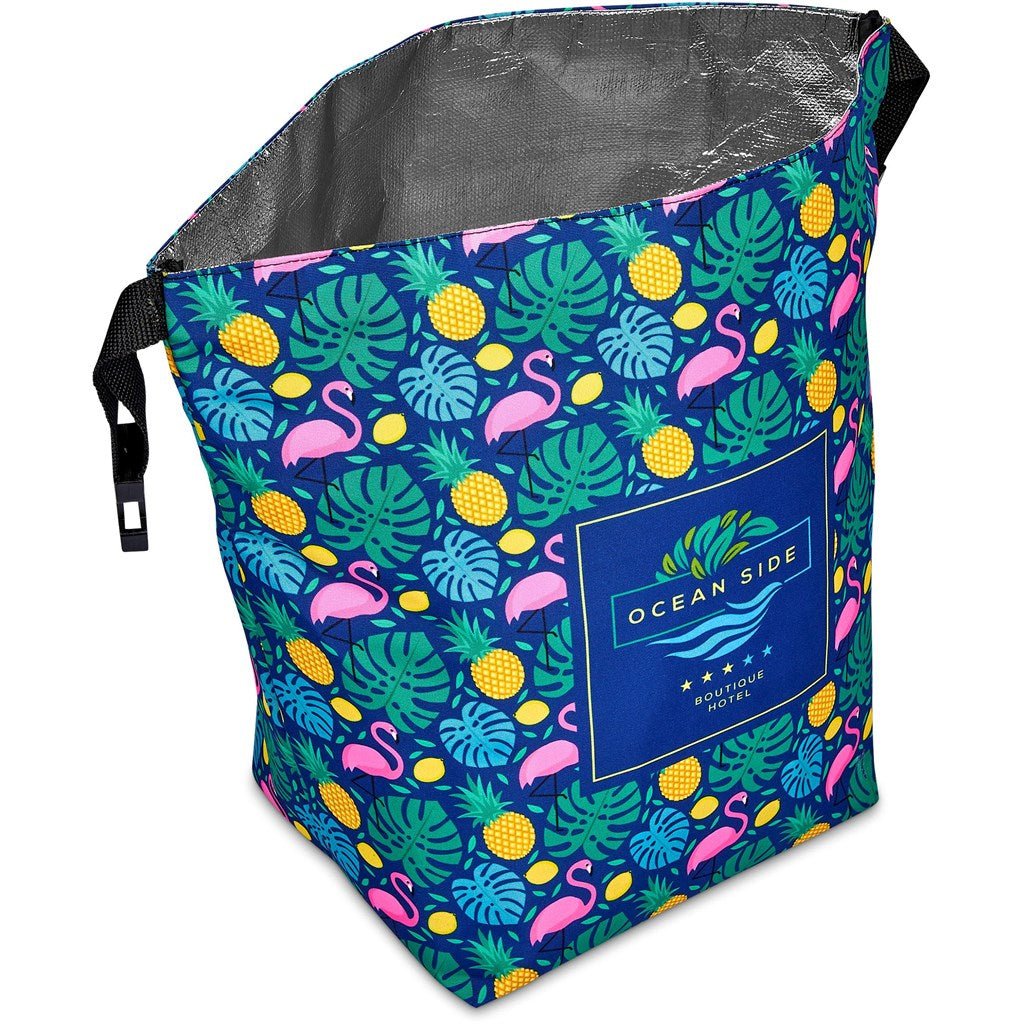 Pre - Production Sample Hoppla Protea Polyester Lunch Cooler - Brand your company Logo! Get a quote - Promo Lingo