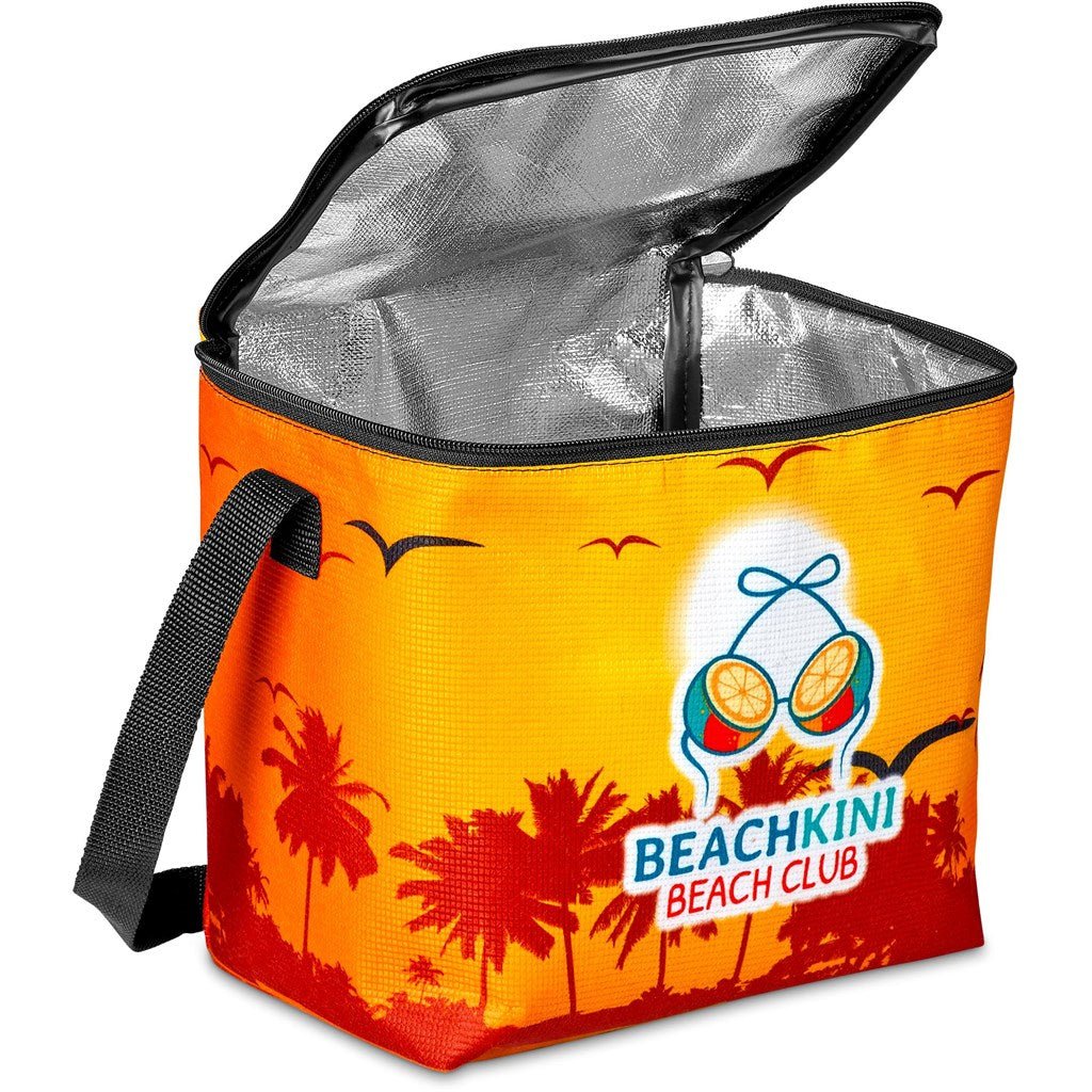 Pre - Production Sample Hoppla Quebec Recycled PET Stitch - Bond 12 Can Cooler - Brand your company Logo! Get a quote - Promo Lingo