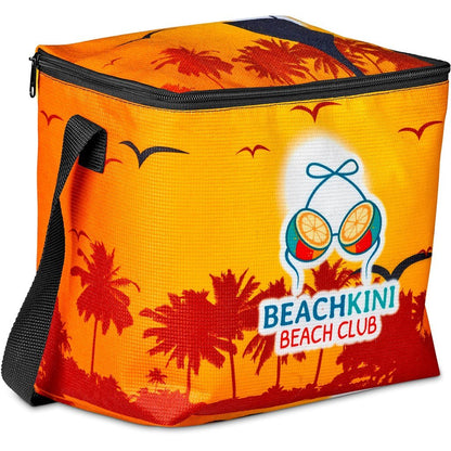 Pre - Production Sample Hoppla Quebec Recycled PET Stitch - Bond 12 Can Cooler - Brand your company Logo! Get a quote - Promo Lingo