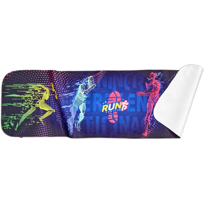 Pre - Production Sample Hoppla Relay Sports Towel - Single Sided - Brand your company Logo! Get a quote - Promo Lingo