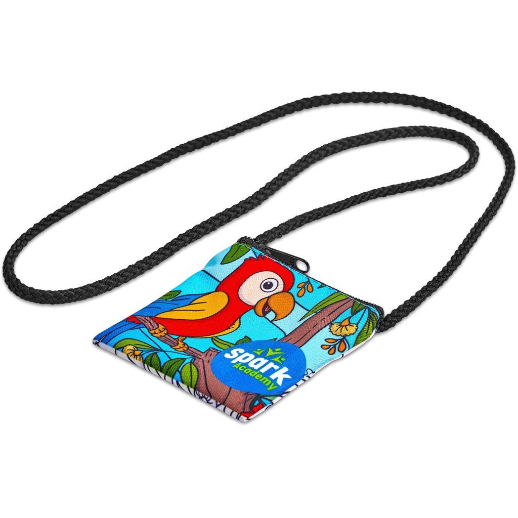 Pre - Production Sample Hoppla Sani Tuck Money Neck Pouch - Brand your company Logo! Get a quote - Promo Lingo