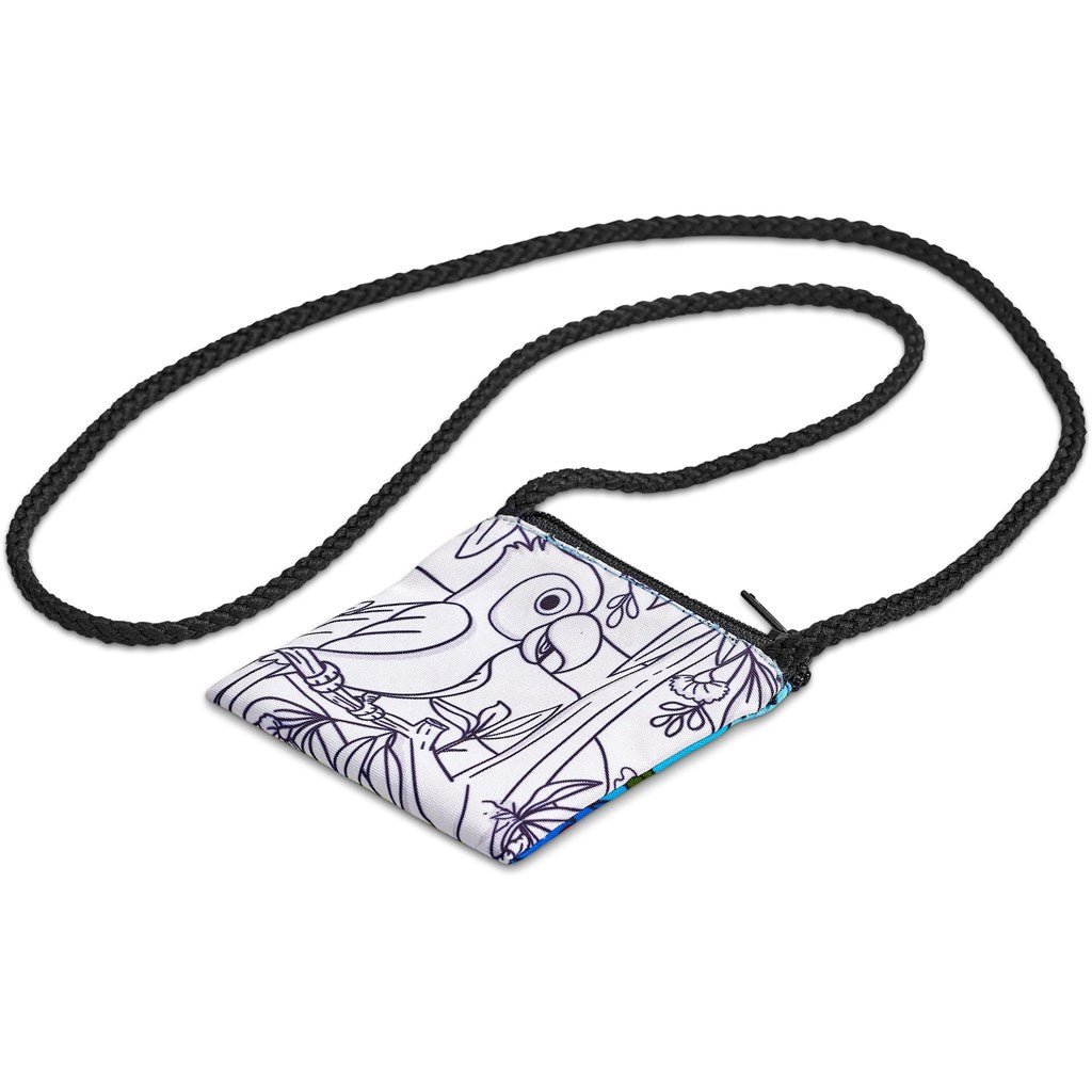 Pre - Production Sample Hoppla Sani Tuck Money Neck Pouch - Brand your company Logo! Get a quote - Promo Lingo
