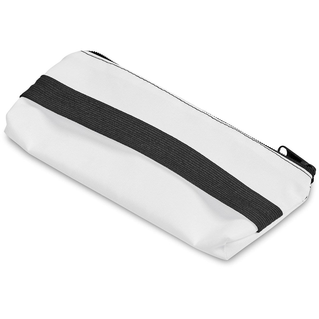 Pre - Production Sample Hoppla Scribbler Polyester Large Pencil Case To Fit An A5 Notebook - Brand your company Logo! Get a quote - Promo Lingo