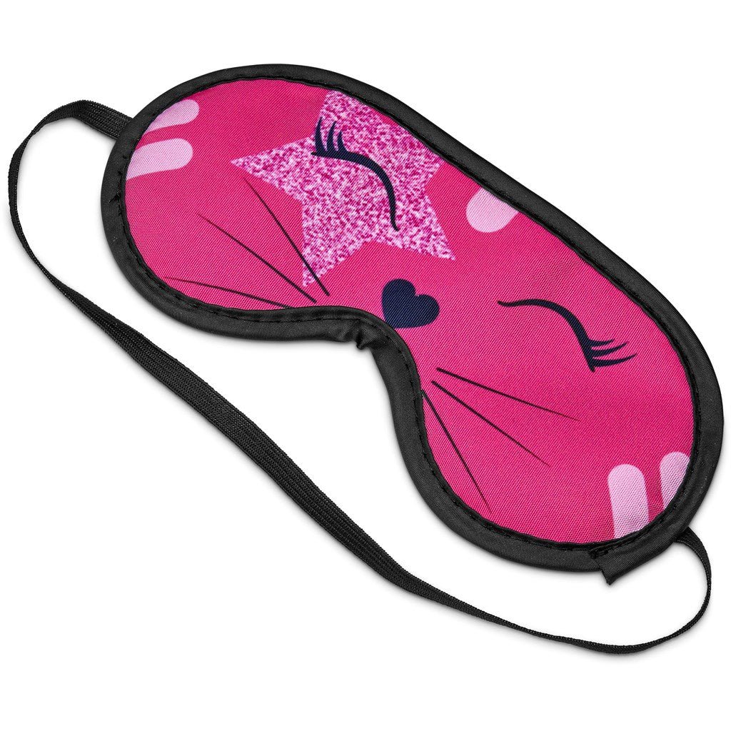 Pre - Production Sample Hoppla Sleeptight Eye Mask - Brand your company Logo! Get a quote - Promo Lingo