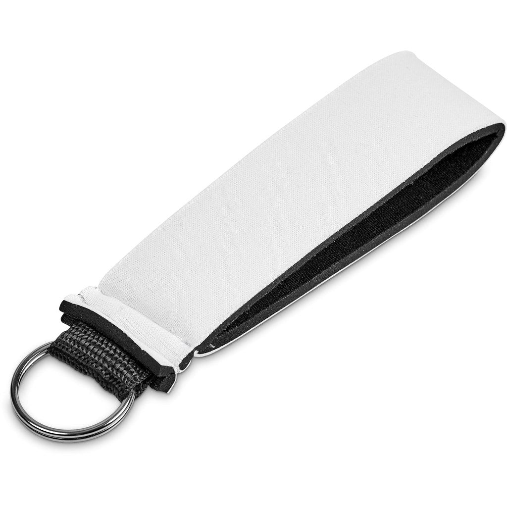 Pre - Production Sample Hoppla Two Ocean Neoprene Wrist Keyring - Brand your company Logo! Get a quote - Promo Lingo