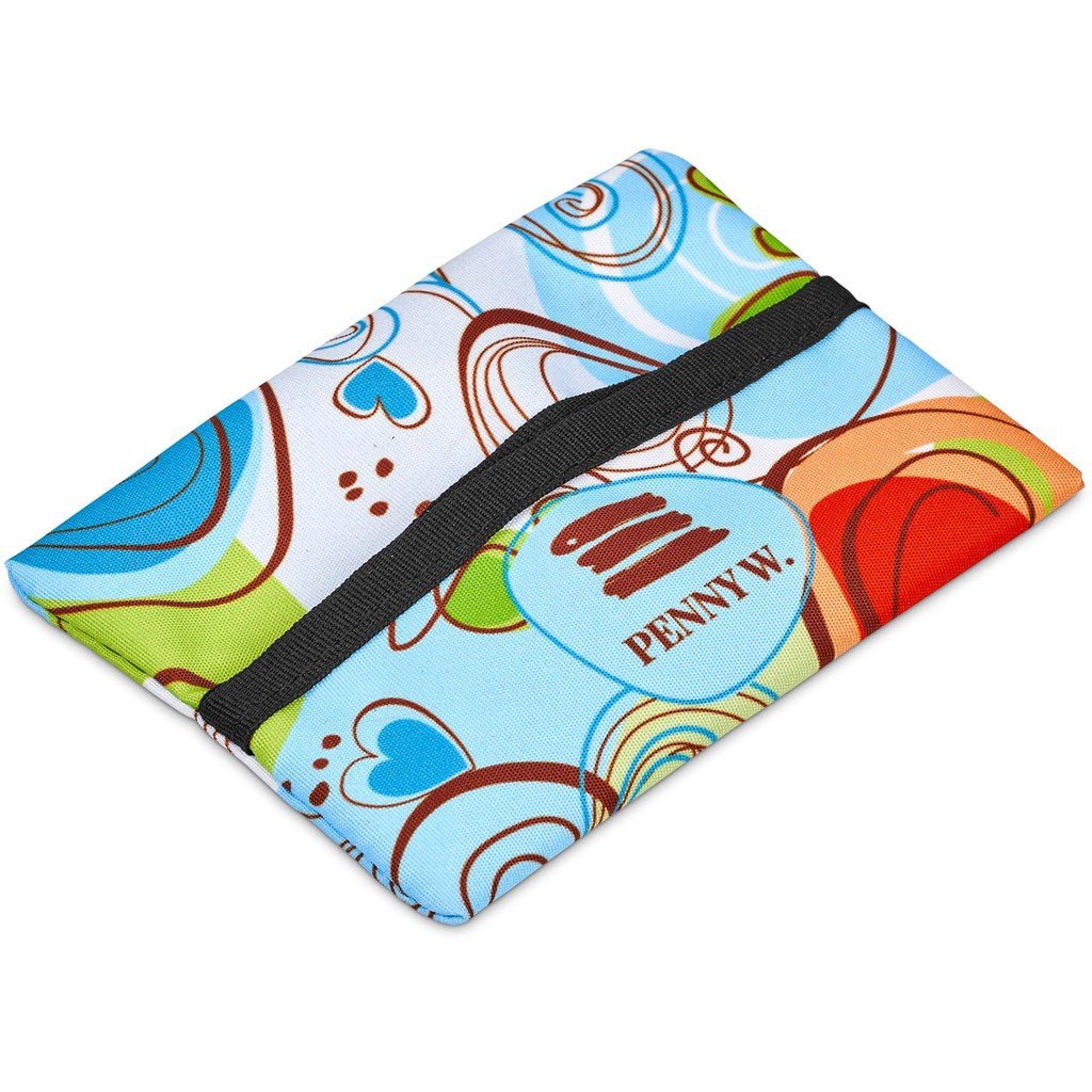 Pre - Production Sample Hoppla Wolseley Polyester Tissue Pouch - Brand your company Logo! Get a quote - Promo Lingo