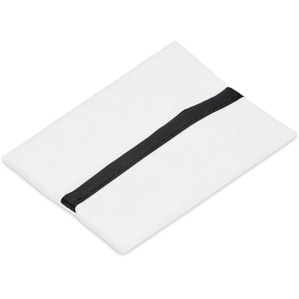 Pre - Production Sample Hoppla Wolseley Polyester Tissue Pouch - Brand your company Logo! Get a quote - Promo Lingo