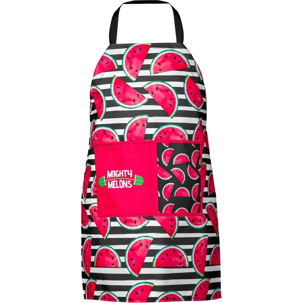 Pre - Production Sample Hoppla Wynberg Front Pocket Apron - Brand your company Logo! Get a quote - Promo Lingo