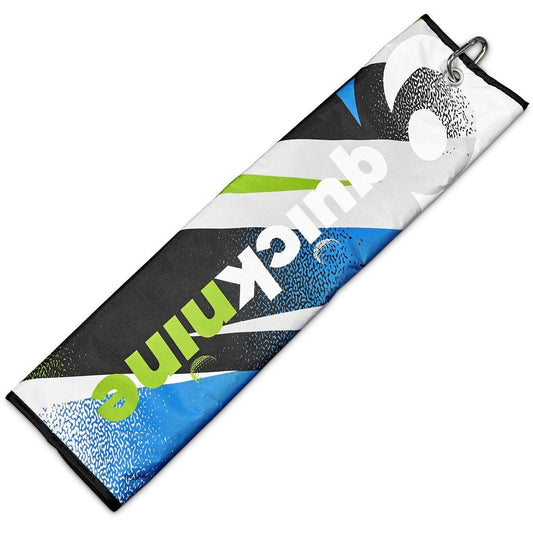 Pre - Production Sample Hoppla Xander Golf Towel - Brand your company Logo! Get a quote - Promo Lingo