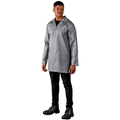 Prime Polycotton Dust Coat for Comfort and Professional Style - Brand your company Logo! Get a quote - Promo Lingo