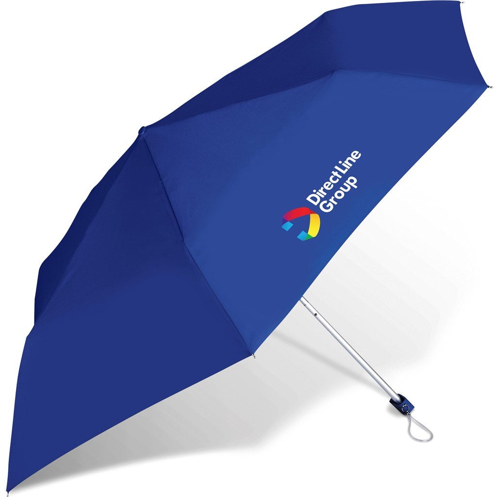 Rainbow Compact Umbrella - Blue - Brand your company Logo! Get a quote - Promo Lingo